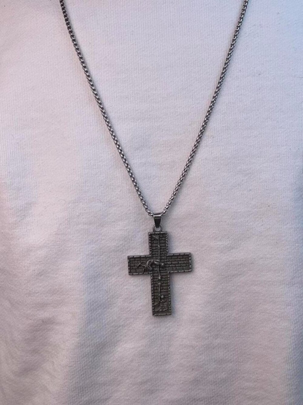 Black‎ Cross Pendant Necklace